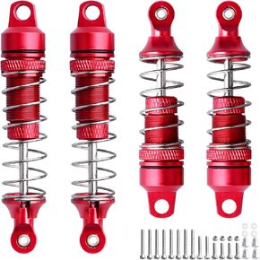 Aluminum Shock Assembly Combo, Front & Rear for Mini-T 2.0 & Mini-B Upgrades of LOS314004/LOS314005