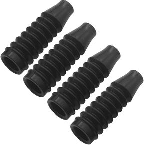 4Pcs 1:8 RC Absorber Rubber Cover Shock Damper Absorption Cover Dust-Proof Boot for 1/8 RC Off-Road Monster Short-Course Truck Kyosho TRX4 Hobao HPI HSP Upgrade Parts (46mm)