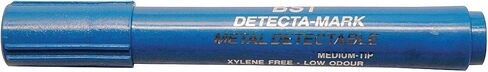 Metal Detectable Dry Erase Marker: Blue Body Color, Blue, 10 PK DEPENBL - 1 Each in Saudi Arabia