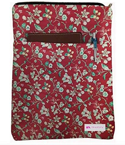Petite Floral Book Sleeve - Book Cover for Hardcover and Paperback - Book Lover Gift - Notebooks and Pens Not Included in Saudi Arabia