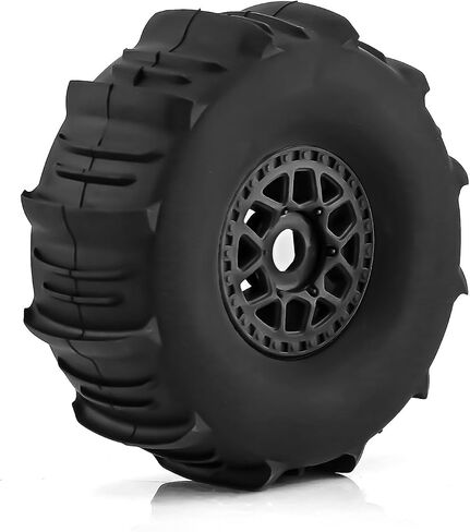 WLYEJE 4PCS RC Short Course Truck Tires 138mm Buggy Desert Truck Tires 17mm Hex RC Wheel and Tire Set Fit for 1/7 1/8 Short Course Truck TRAXXAS UDR 85086-4 ARRMA Mojave YK4072 DF7 in Kuwait
