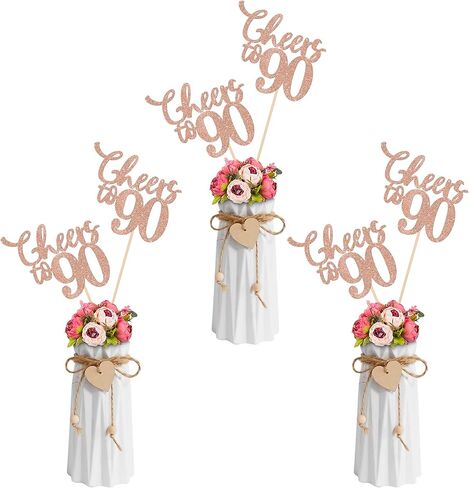 Rsstarxi 12 Pack Cheers to 50 Years Centerpiece Sticks Gold Glitter 50th Birthday Table Toppers Decorations for 50th Birthday Wedding Anniversary Party Decorations Supplies in Kuwait