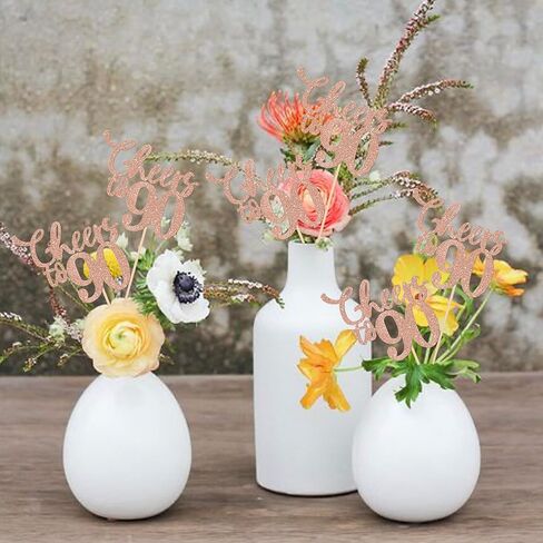 Rsstarxi 12 Pack Cheers to 50 Years Centerpiece Sticks Gold Glitter 50th Birthday Table Toppers Decorations for 50th Birthday Wedding Anniversary Party Decorations Supplies in Kuwait