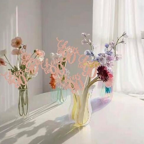 Rsstarxi 12 Pack Cheers to 50 Years Centerpiece Sticks Gold Glitter 50th Birthday Table Toppers Decorations for 50th Birthday Wedding Anniversary Party Decorations Supplies in Kuwait