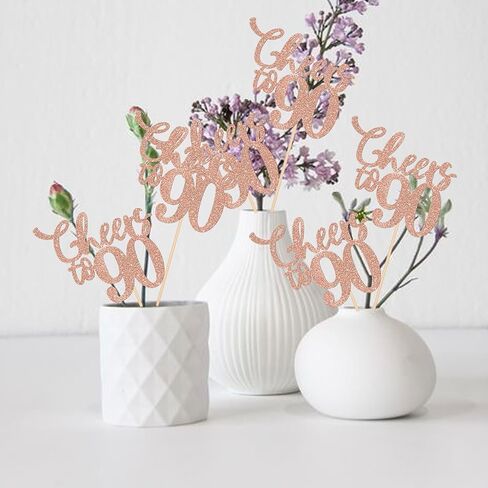 Rsstarxi 12 Pack Cheers to 50 Years Centerpiece Sticks Gold Glitter 50th Birthday Table Toppers Decorations for 50th Birthday Wedding Anniversary Party Decorations Supplies in Kuwait