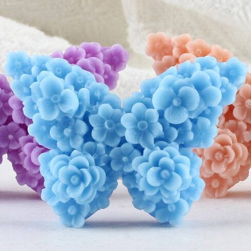Butterfly Candle Molds Butterfly Silicone Molds 3D Butterfly Resin Molds for Candle Making Resin Aromatherapy Gypsum Wax Clay Craft in Saudi Arabia