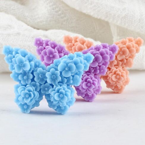 Butterfly Candle Molds Butterfly Silicone Molds 3D Butterfly Resin Molds for Candle Making Resin Aromatherapy Gypsum Wax Clay Craft in Saudi Arabia