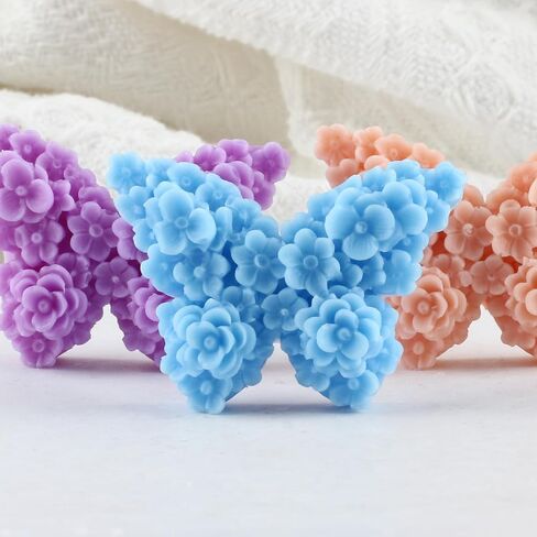 Butterfly Candle Molds Butterfly Silicone Molds 3D Butterfly Resin Molds for Candle Making Resin Aromatherapy Gypsum Wax Clay Craft in Saudi Arabia