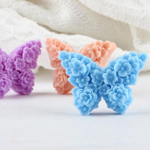 Butterfly Candle Molds Butterfly Silicone Molds 3D Butterfly Resin Molds for Candle Making Resin Aromatherapy Gypsum Wax Clay Craft in Saudi Arabia