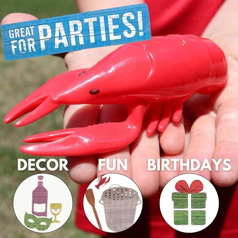 Lil' Bit Boiling Co. Kids Louisiana Crawfish Boil Playset - Toy Food Kitchen Set for Children with Pot, Strainer, Wooden Paddle and Accessories in Saudi Arabia