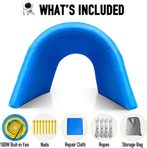 Inflatable Tunnel Sports Tunnel Entrance with Internal Blower Inflatable Tunnel Tent for Business Advertising Event Exhibition Promotion,Street,Shop,Supermarket,School(16x10x10ft) in Saudi Arabia