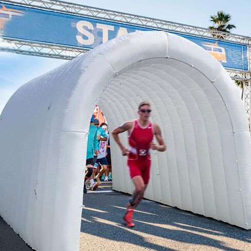 Inflatable Tunnel Sports Tunnel Entrance with Internal Blower Inflatable Tunnel Tent for Business Advertising Event Exhibition Promotion,Street,Shop,Supermarket,School(16x10x10ft) in Saudi Arabia