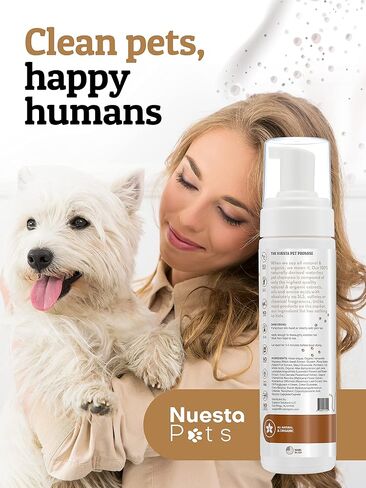 Pets Waterless No-Rinse Pet Shampoo | Soothing Hypoallergenic Gentle | time-Saving Stress-Free foaming Cleanser (3 8 fl oz Bottles Unscented) in Saudi Arabia