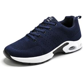 حذاء جري للرجال من يونيبون، حذاء رياضي كاجوال للمشي بتصميم شبكي قابل للتعديل وجيد التهوية in Kuwait
