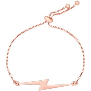 3 Colors Simple Charm Lightning Bolt Adjustable Bracelet Weather Jewelry