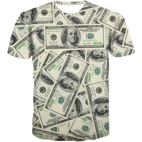 KYKU Men's Print Graphic T Shirt Short Sleeve Summer T-Shirt Novelty Casual Tee