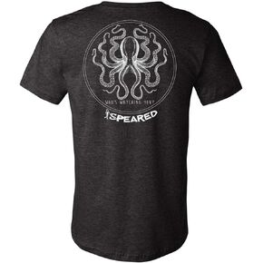 Speared Octopus T-Shirt Kraken - Spearfishing Short Sleeve