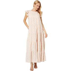English Factory Eyelet Tiered Midi Dress