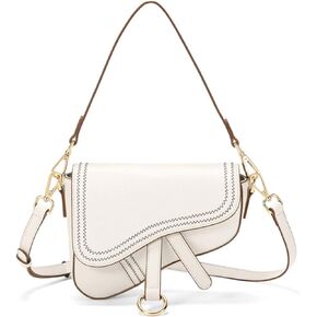 Women's Saddle Bag Vintage Stitching Mini Crossbody Shoulder Strap Small Purse