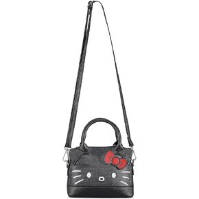Hello Kitty Leather Crossbody Handbag - Girls, Boys, Teens, Adults - Hello Kitty Faux PU Leather Cosplay Crossbody Handbag
