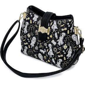 Loungefly Harry Potter Magical Elements All Over Print Crossbody Purse