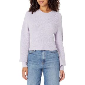 The Drop Women's Leonel Mock-Neck Open-Back Sweater