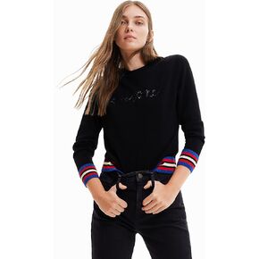 بلوفر نسائي من Desigual مصنوع من نسيج مسطح ورفيع in Saudi Arabia
