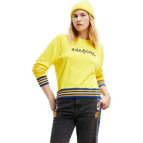Desigual Women's Woman Flat Knit Thin Gauge Pullover
