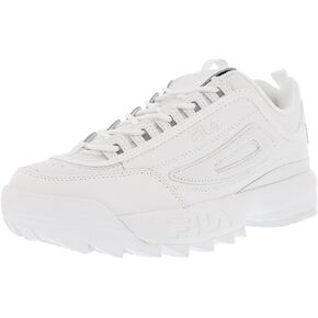Fila Disruptor II Premium Womens Shoes Size 11, Color: White/White/White-White