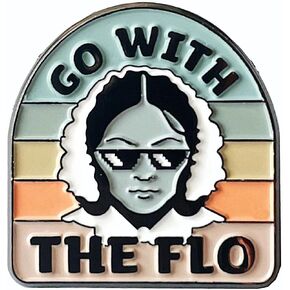 دبوس دبوس التلبيب مع شارة مطلية بالمينا من Go with the Flo Florence | هدية طبية لطيفة للممرضات الصحية, مينا, غير معروف in Kuwait