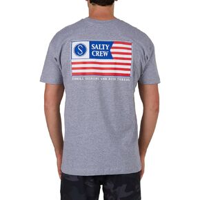 Salty Crew Freedom Flag Mens Short-Sleeve Tee - Men's