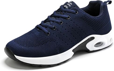 حذاء جري للرجال من يونيبون، حذاء رياضي كاجوال للمشي بتصميم شبكي قابل للتعديل وجيد التهوية in Kuwait