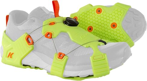 Korkers Ice Runner - Green/Orange - Medium in Saudi Arabia