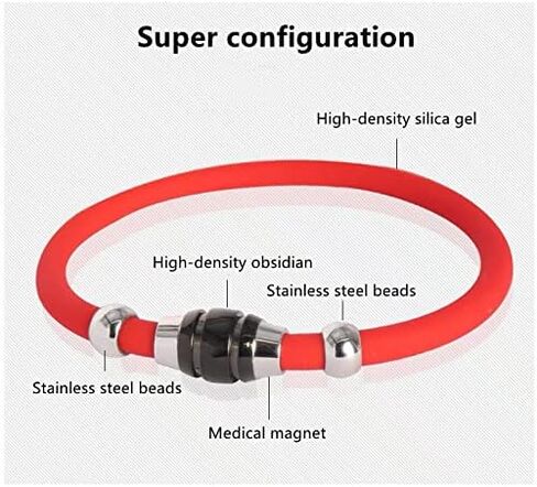 سوار السيليكون BCletty، سوار ثابت، منتجات عصرية مضادة للكهرباء الساكنة، تيتانيوم السيليكون، الجرمانيوم المغناطيسي، للجنسين in Kuwait