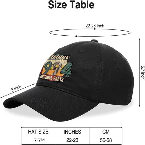 Pishovi Vintage 1994 Original Parts Funny Baseball Cap, 30th Birthday Vintage Baseball Adjustable Caps for Men, 30th Birthday Retirement Gifts for Men Women, 30 Years Old Gifts for Men Women Black in Saudi Arabia