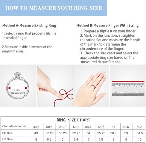 خاتم زركونيا مكعب 5 قيراط من الفضة الإسترليني عيار 925 خواتم ذهبية لامعة مشعة للنساء مناسبة لهدايا عيد الحب مقاس 8-10 in Kuwait