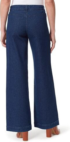 Christian Siriano x Gloria Vanderbilt Collab Women's Wide Leg Patch Pocket Jean in Saudi Arabia