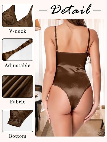 مشد نسائي من الساتان، قطعة علوية مثيرة برقبة على شكل حرف V عميقة ونيون للحفلات والخروج مع سلك داخلي in Kuwait