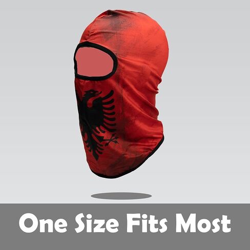 قناع تزلج بالاكلافا الألباني من GCBalacava غطاء وجه شيستي تتجه النسر الألباني حماية من الأشعة فوق البنفسجية ضد الرياح مموه in Kuwait