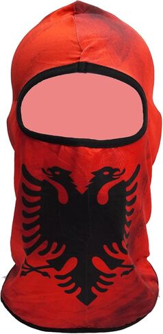 قناع تزلج بالاكلافا الألباني من GCBalacava غطاء وجه شيستي تتجه النسر الألباني حماية من الأشعة فوق البنفسجية ضد الرياح مموه in Kuwait