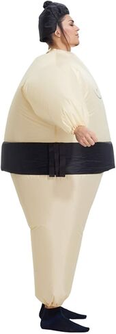 زي الكبار القابل للنفخ، زي مصارع السومو، زي السومو القابل للنفخ للبالغين، للرجال والنساء، الهالوين، الحفلات التنكرية in Kuwait