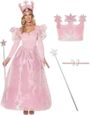 Spirit Halloween The Wizard of Oz Adult Glinda Costume The Signature Collection | Officially Licensed | The Good Witch in Saudi Arabia