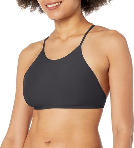Women's Standard Smoothies Alesha Solid High Neck Bikini Top Swimsuit with Adjustable 2-Way Back Detail in Saudi Arabia