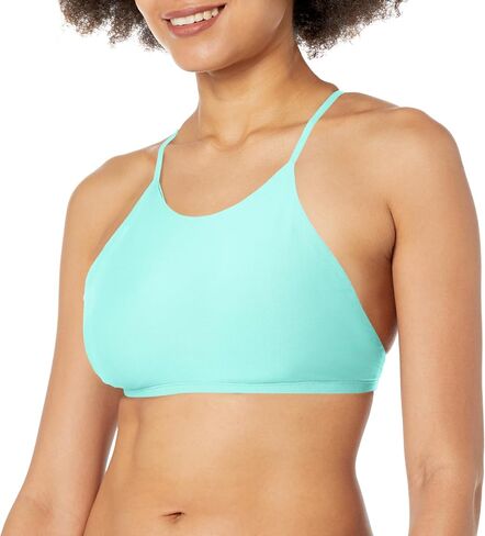 Women's Standard Smoothies Alesha Solid High Neck Bikini Top Swimsuit with Adjustable 2-Way Back Detail in Saudi Arabia