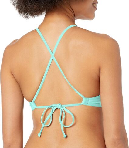 Women's Standard Smoothies Alesha Solid High Neck Bikini Top Swimsuit with Adjustable 2-Way Back Detail in Saudi Arabia