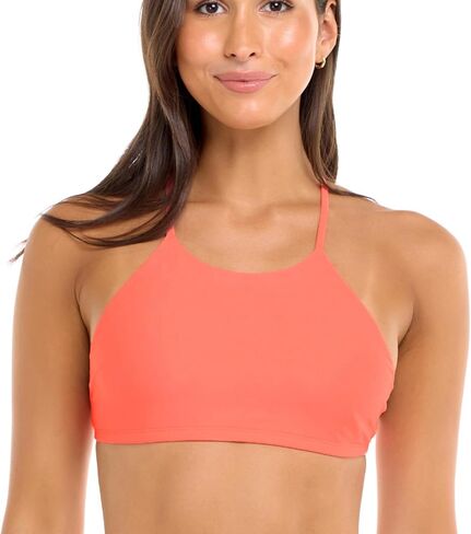 Women's Standard Smoothies Alesha Solid High Neck Bikini Top Swimsuit with Adjustable 2-Way Back Detail in Saudi Arabia