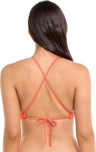 Women's Standard Smoothies Alesha Solid High Neck Bikini Top Swimsuit with Adjustable 2-Way Back Detail in Saudi Arabia