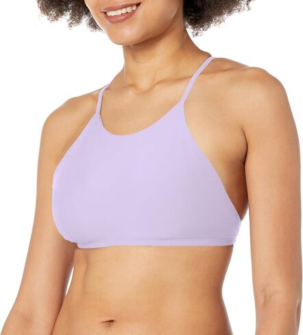 Women's Standard Smoothies Alesha Solid High Neck Bikini Top Swimsuit with Adjustable 2-Way Back Detail in Saudi Arabia