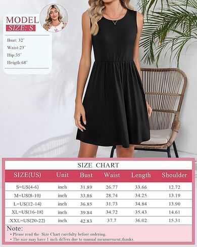 قطعتان من فساتين الصيف النسائية غير الرسمية برقبة دائرية وأكمام بطول الركبة، فساتين صيفية فضفاضة مع جيوب in Kuwait