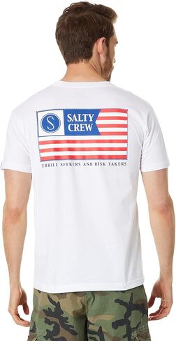 تي شيرت رجالي قصير الأكمام بعلم الحرية من Salty Crew - للرجال in Saudi Arabia